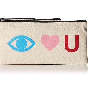 Alex and Ani "Eye Heart U" Canvas Pouch